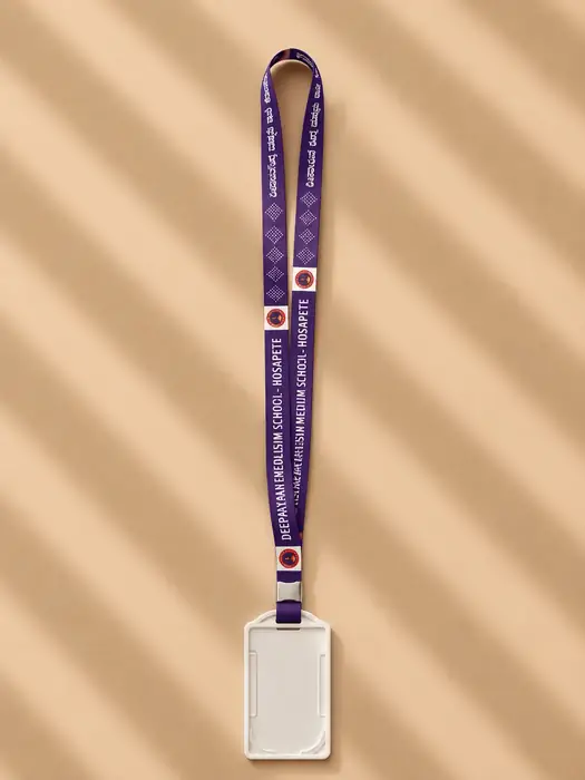 Executive navy lanyard